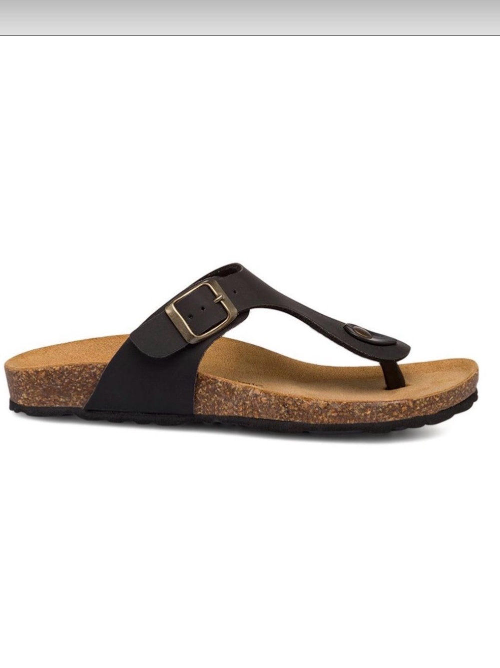 FarWest Gizeh Style Sandal with Cork Footbed Sz 7